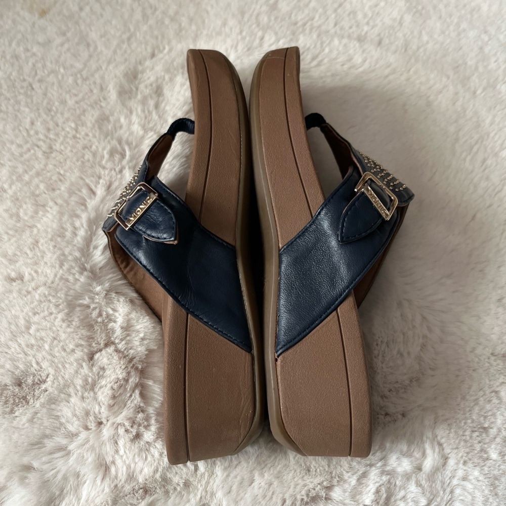 VIONIC Studded Navy Sandals - Picture 9 of 10